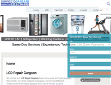Tablet Screenshot of lcdrepairgurgaon.com